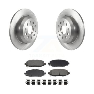 Rear Disc Brake Rotors And Semi-Metallic Pads Kit For 2018-2020 Jeep Wrangler Rubicon K8S-104029