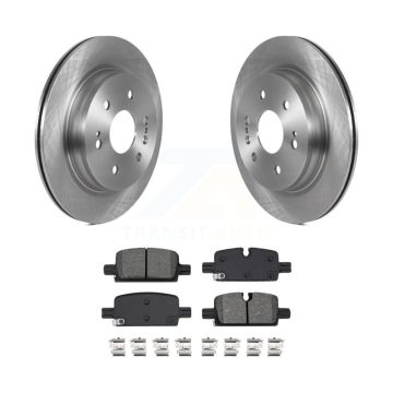 Rear Brake Rotor & Semi-Metallic Pad Kit For GMC Chevrolet Silverado 1500 Sierra Yukon XL K8S-104031