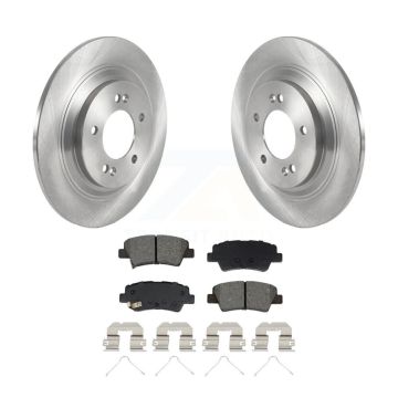 Rear Disc Brake Rotor & Semi-Metallic Pad Kit For Kia Cadenza With Electric Parking K8S-104033