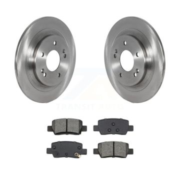Rear Disc Brake Rotors & Semi-Metallic Pad Kit For Kia Seltos With Electric Parking K8S-104035