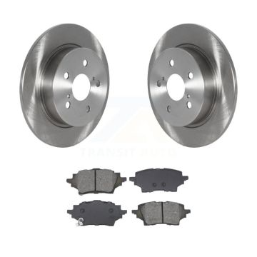 Rear Disc Brake Rotors And Semi-Metallic Pads Kit For Toyota C-HR K8S-104036
