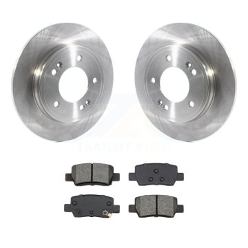 Rear Brake Rotors & Semi-Metallic Pad Kit For Hyundai Elantra With Electric Parking K8S-104037