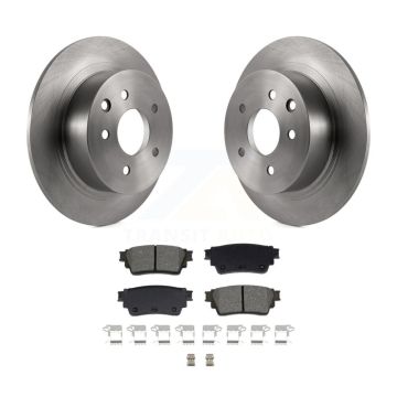 Rear Brake Rotors Semi-Metallic Pad Kit For 19-20 Nissan Altima With Manual Parking K8S-104039