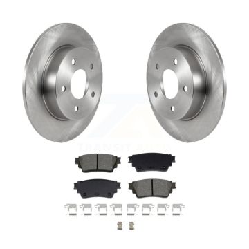 Rear Disc Brake Rotors And Semi-Metallic Pads Kit For Nissan Kicks Altima K8S-104040