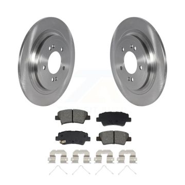 Rear Disc Brake Rotors And Semi-Metallic Pads Kit For Kia Sportage Hyundai Tucson Nexo K8S-104042