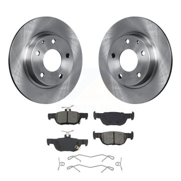 Rear Disc Brake Rotors And Semi-Metallic Pads Kit For Mazda 3 CX-30 Sport K8S-104044