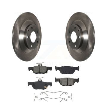 Rear Disc Brake Rotors And Semi-Metallic Pads Kit For Mazda CX-30 MX-30 EV K8S-104045