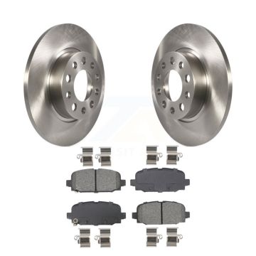 Rear Disc Brake Rotors And Semi-Metallic Pads Kit For Jeep Compass K8S-104054