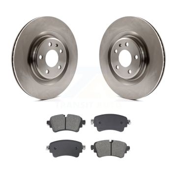 Rear Brake Rotors Semi-Metallic Pad Kit For Audi Q5 A4 Quattro A5 Sportback S5 allroad S4 K8S-104057