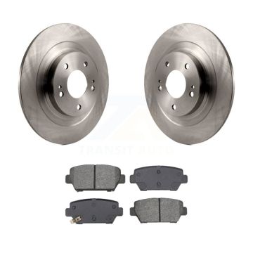 Rear Disc Brake Rotors And Semi-Metallic Pads Kit For Mitsubishi Eclipse Cross K8S-104059