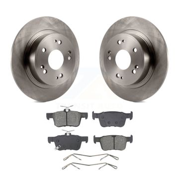 Rear Disc Brake Rotors And Semi-Metallic Pads Kit For 2018-2022 Honda Accord K8S-104061