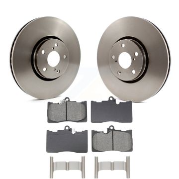 Front Brake Rotor & Semi-Metallic Pad Kit For Lexus IS350 IS300 GS350 GS450h IS200t GS430 K8S-104097
