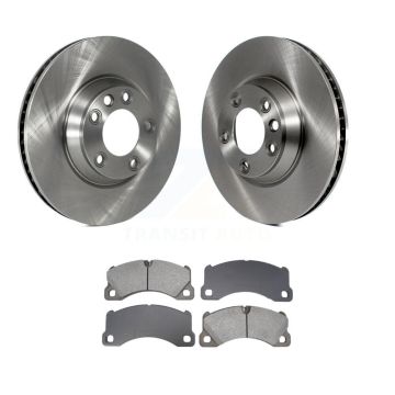 Front Disc Brake Rotors And Semi-Metallic Pads Kit For Porsche Cayenne K8S-104099