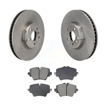 Front Brake Rotor Semi-Metallic Pad Kit For 21 Toyota GR Supra 2.0L With 4 Piston Caliper K8S-104101