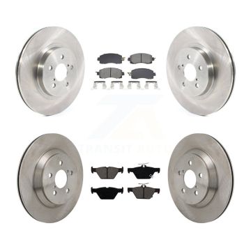 Front Rear Disc Brake Rotors And Semi-Metallic Pads Kit For Subaru Crosstrek K8S-104132