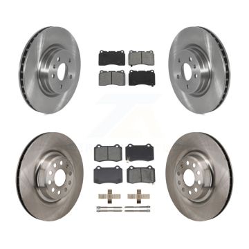 Front Rear Disc Brake Rotors And Semi-Metallic Pads Kit For Tesla S K8S-104133