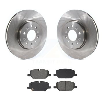 Front Disc Brake Rotors And Semi-Metallic Pads Kit For Chevrolet Equinox GMC Terrain K8S-104153