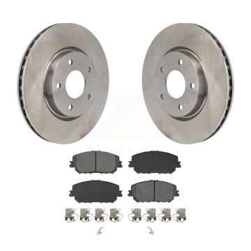 Front Disc Brake Rotors And Semi-Metallic Pads Kit For Nissan Rogue K8S-104161