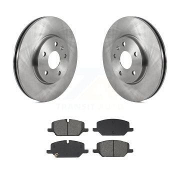 Front Disc Brake Rotors And Semi-Metallic Pads Kit For Buick Envision Cadillac XT4 K8S-104162