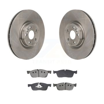 Front Brake Rotor Semi-Metallic Pad Kit For Jaguar E-Pace With 349mm Diameter K8S-104164