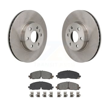 Front Disc Brake Rotors Semi-Metallic Pad Kit For 2021-2022 Chevrolet Colorado GMC Canyon K8S-104165