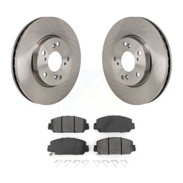 Front Disc Brake Rotors And Semi-Metallic Pads Kit For 2017-2021 Honda Clarity K8S-104173