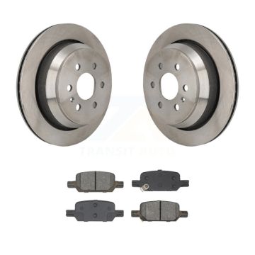 Rear Disc Brake Rotor & Semi-Metallic Pad Kit For 2021-2022 Chevrolet Colorado GMC Canyon K8S-104175