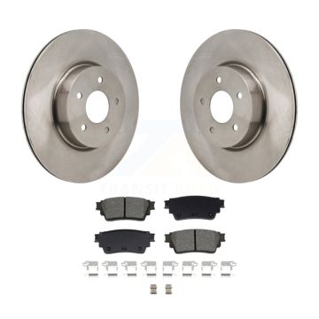 Rear Brake Rotors & Semi-Metallic Pad Kit For Mitsubishi Outlander Nissan Pathfinder QX60 K8S-104188