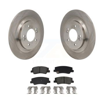 Rear Disc Brake Rotors And Semi-Metallic Pads Kit For Hyundai Tucson Kia Sportage K8S-104189