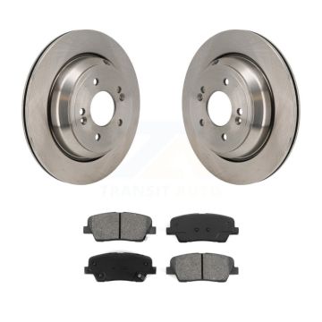 Rear Disc Brake Rotors And Semi-Metallic Pads Kit For Hyundai Equus Kia K900 K8S-104195