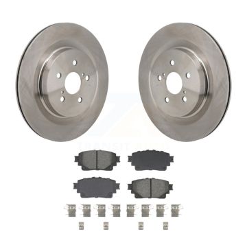 Rear Brake Rotors & Semi-Metallic Pad Kit For Toyota Highlander Lexus RX350 RX350h RX500h K8S-104200