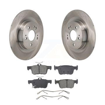 Rear Disc Brake Rotors And Semi-Metallic Pads Kit For 2021-2023 Acura TLX K8S-104201