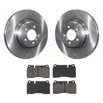Front Disc Brake Rotors Semi-Metallic Pad Kit For 2006-2009 Land Rover Range Supercharged K8S-104248