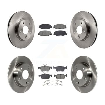 Front Rear Disc Brake Rotors And Semi-Metallic Pads Kit For 2019-2022 Honda Insight K8S-104251