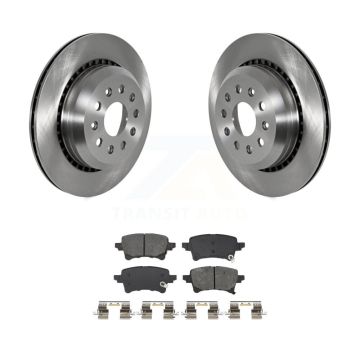 Rear Disc Brake Rotors And Semi-Metallic Pads Kit For Jeep Wrangler Gladiator K8S-104265