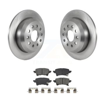 Rear Disc Brake Rotors And Semi-Metallic Pads Kit For Jeep Wrangler K8S-104266