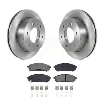 Rear Disc Brake Rotors And Semi-Metallic Pads Kit For 2019-2023 Ford Ranger K8S-104267