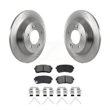 Rear Disc Brake Rotors And Semi-Metallic Pads Kit For Hyundai Kona K8S-104268