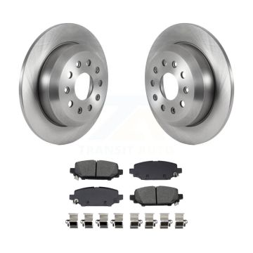 Rear Disc Brake Rotors And Semi-Metallic Pads Kit For 2018-2020 Jeep Wrangler Sport K8S-104273