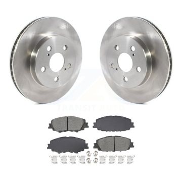 Front Disc Brake Rotors And Semi-Metallic Pads Kit For Toyota Corolla K8S-104989