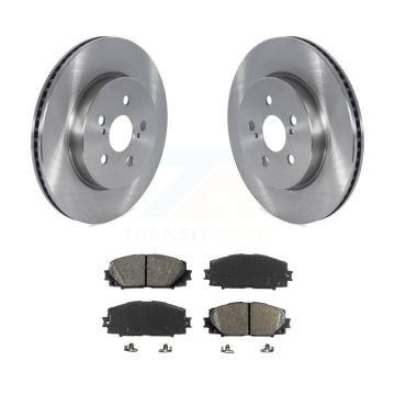 Front Disc Brake Rotors And Semi-Metallic Pads Kit For 2023 Toyota Corolla GAS engine K8S-104990
