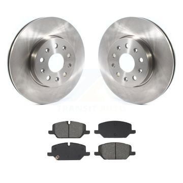 Front Disc Brake Rotors And Semi-Metallic Pads Kit For 2021 Chevrolet Camaro LT K8S-104992