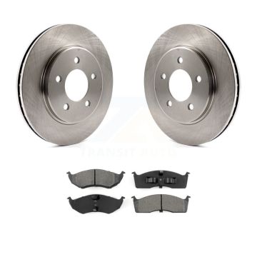 Front Brake Rotors Semi-Metallic Pad Kit For Dodge Caravan Grand Plymouth Prowler Voyager K8S-104995