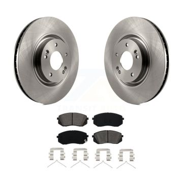 Front Brake Rotors & Semi-Metallic Pad Kit For Kia Optima With 320mm Diameter Rotor K8S-104997