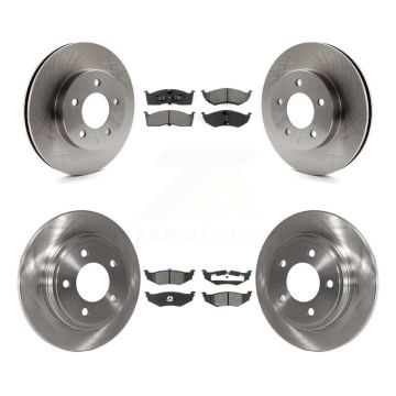 Front Rear Brake Rotor Semi-Metallic Pad Kit For Intrepid Dodge Chrysler Concorde LHS New K8S-105028