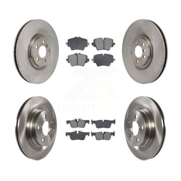 Front Rear Disc Brake Rotors And Semi-Metallic Pads Kit (6Pc) For BMW 228i Gran Coupe K8S-105041