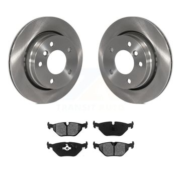 Rear Brake Rotors Semi-Metallic Pad Kit For 96-97 BMW 328i With 276mm Diameter Rotor K8S-105054