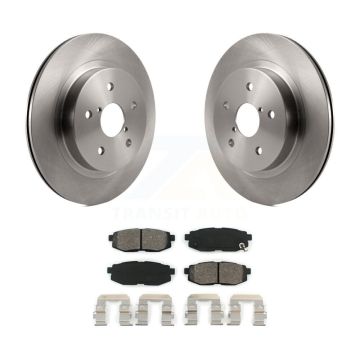 Rear Brake Rotors & Semi-Metallic Pad Kit For 2023 Subaru WRX With Electric Parking K8S-105057