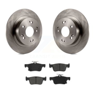 Rear Disc Brake Rotors And Semi-Metallic Pads Kit For 2023-2024 Honda Accord K8S-105058