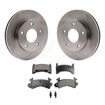Front Brake Rotors Ceramic Pad Kit For Chevrolet S10 GMC Sonoma S15 Blazer Jimmy Cadillac K8T-100001